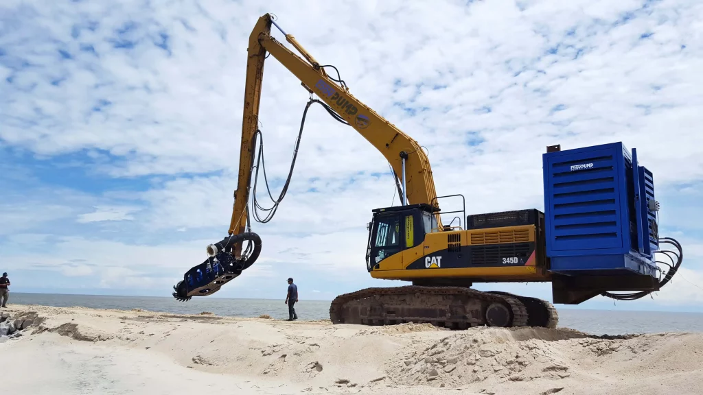 Excavator Attachment on CAT with HPU Hyundai