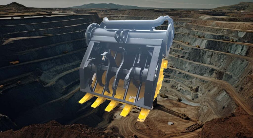 Excavator Buckets with Self-Priming Pumps