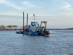 dredging in water